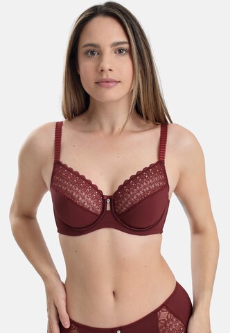 Invisible Soutien-gorge 'LOVELY SECRET' sassa en rouge