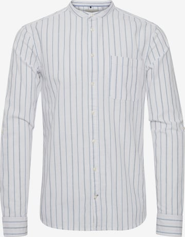 BLEND Regular fit Button Up Shirt in White: front