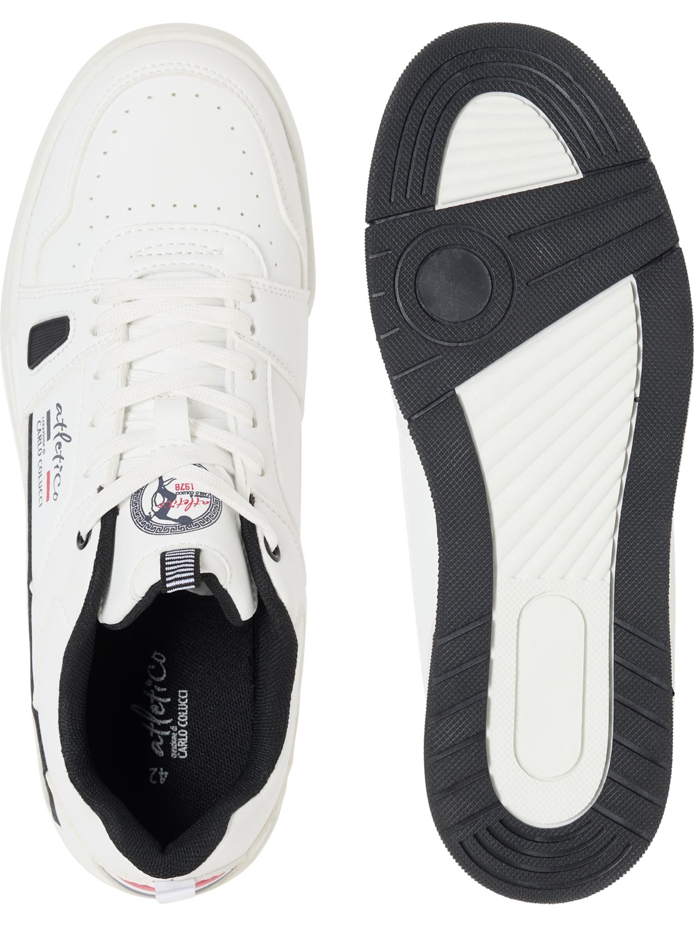 Baskets basses 'Ferraris' Carlo Colucci en blanc