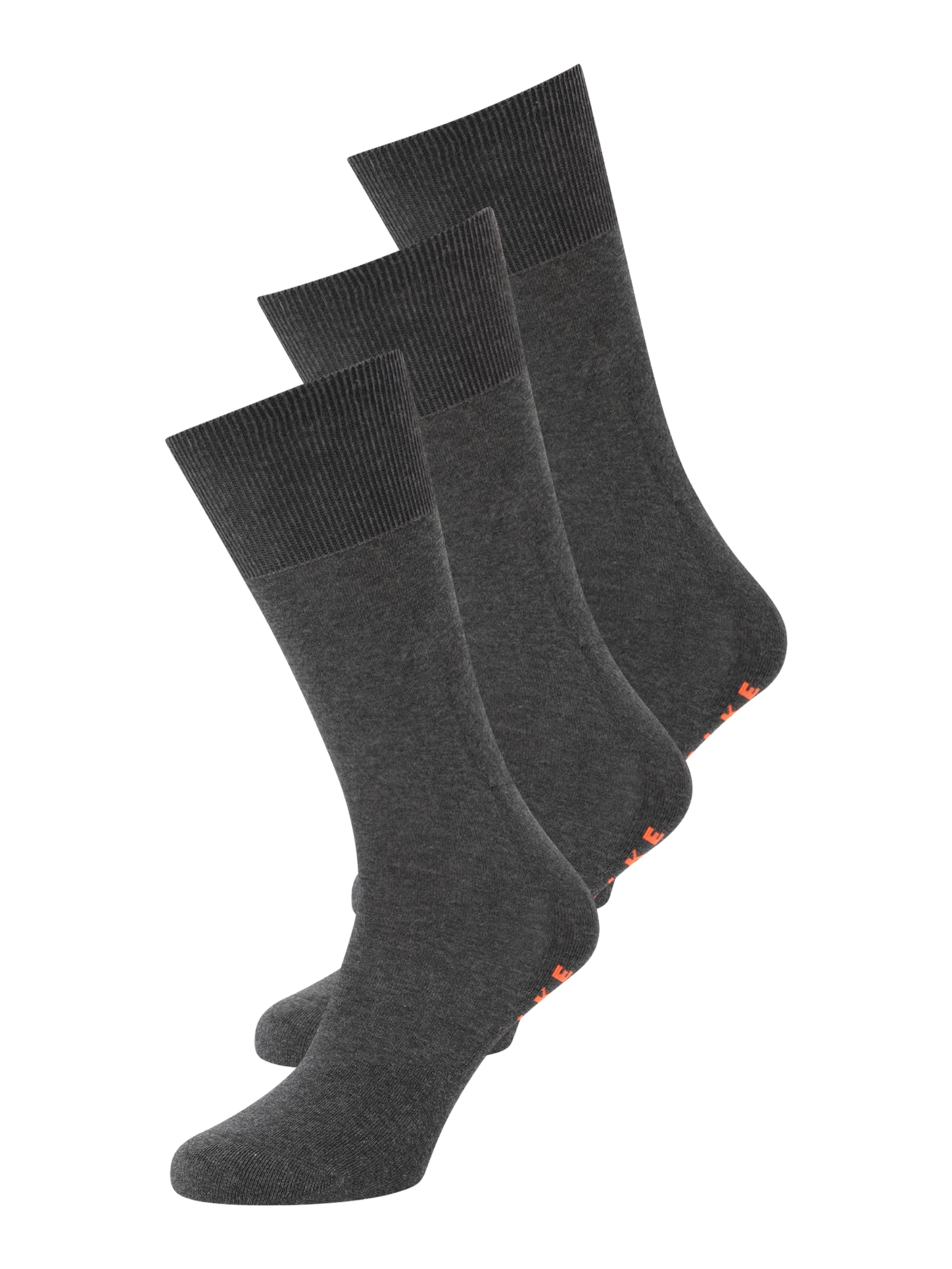 FALKE Къси чорапи в сиво: отпред