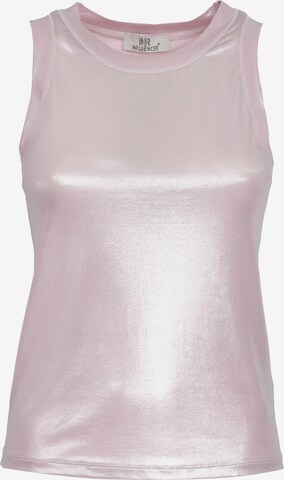 Influencer Top 'Laminated' in Pink: front