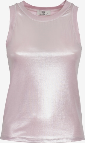 Influencer Top 'Laminated' in Pink: front