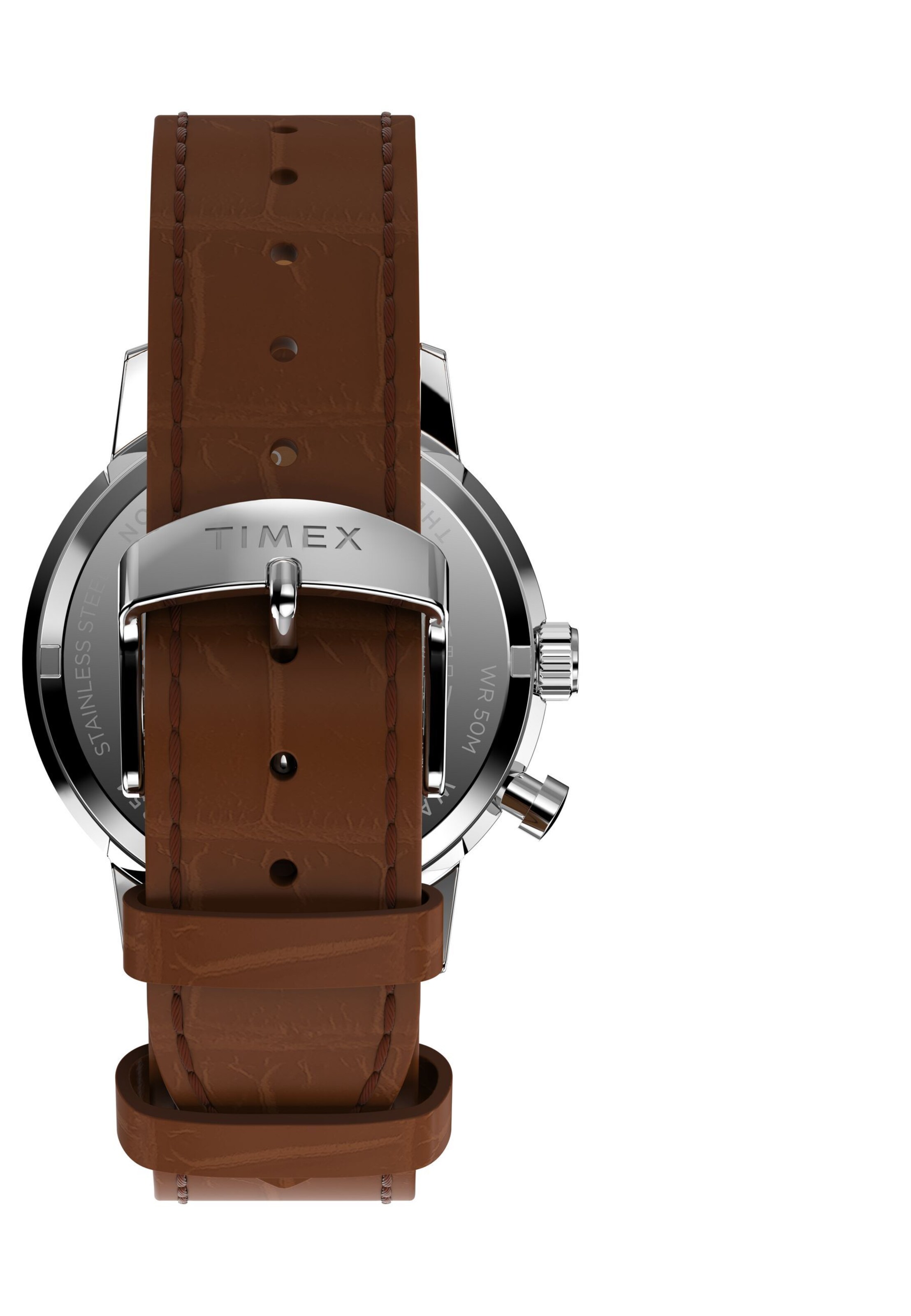 Montre à affichage analogique 'Marlin Moon Phase' TIMEX en argent