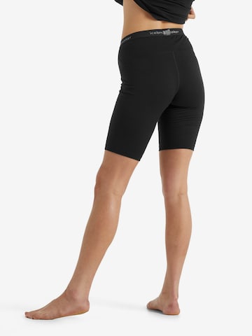 ICEBREAKER Skinny Workout Pants '200 OASIS' in Black