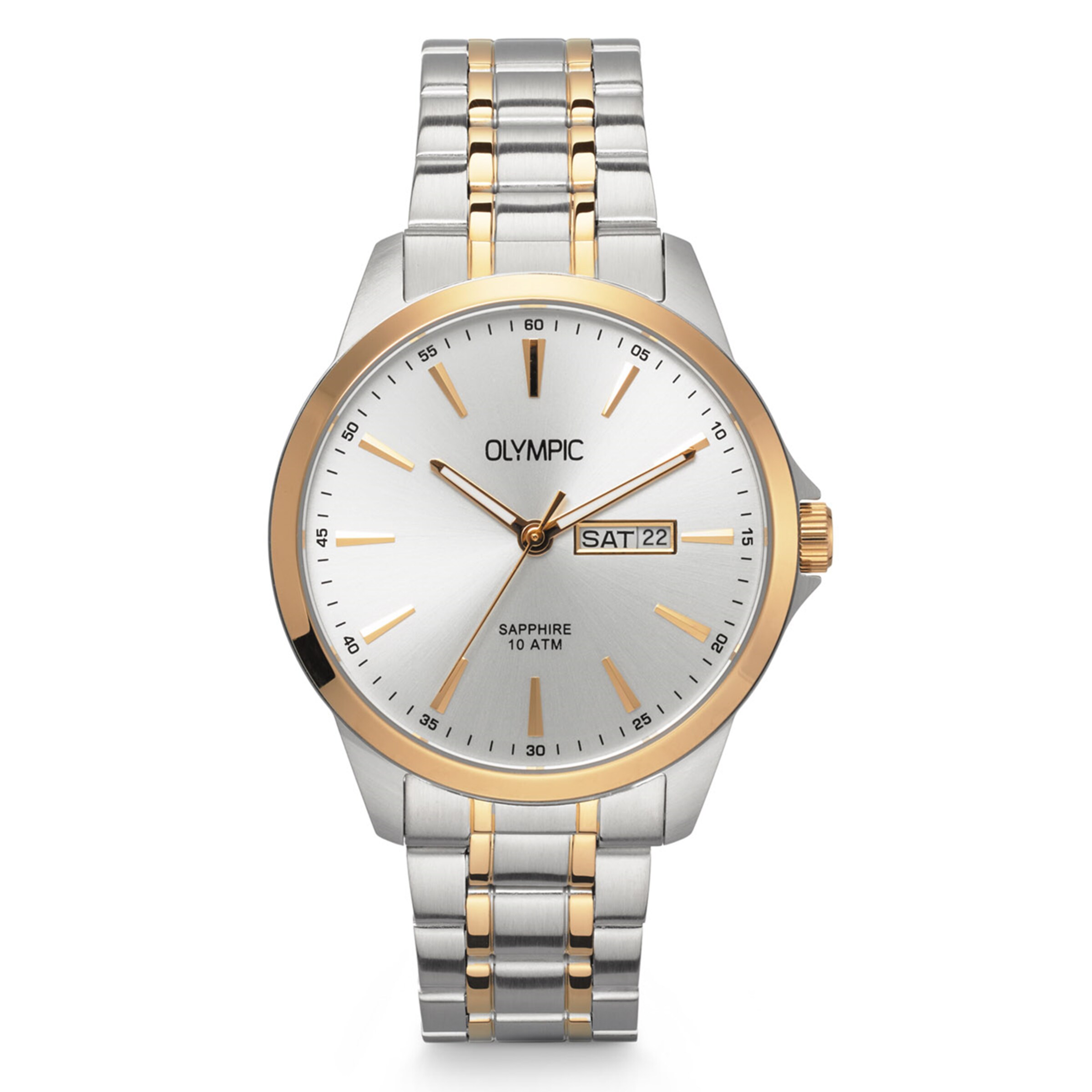 Olympic Uhr in Silber: Vorderseite