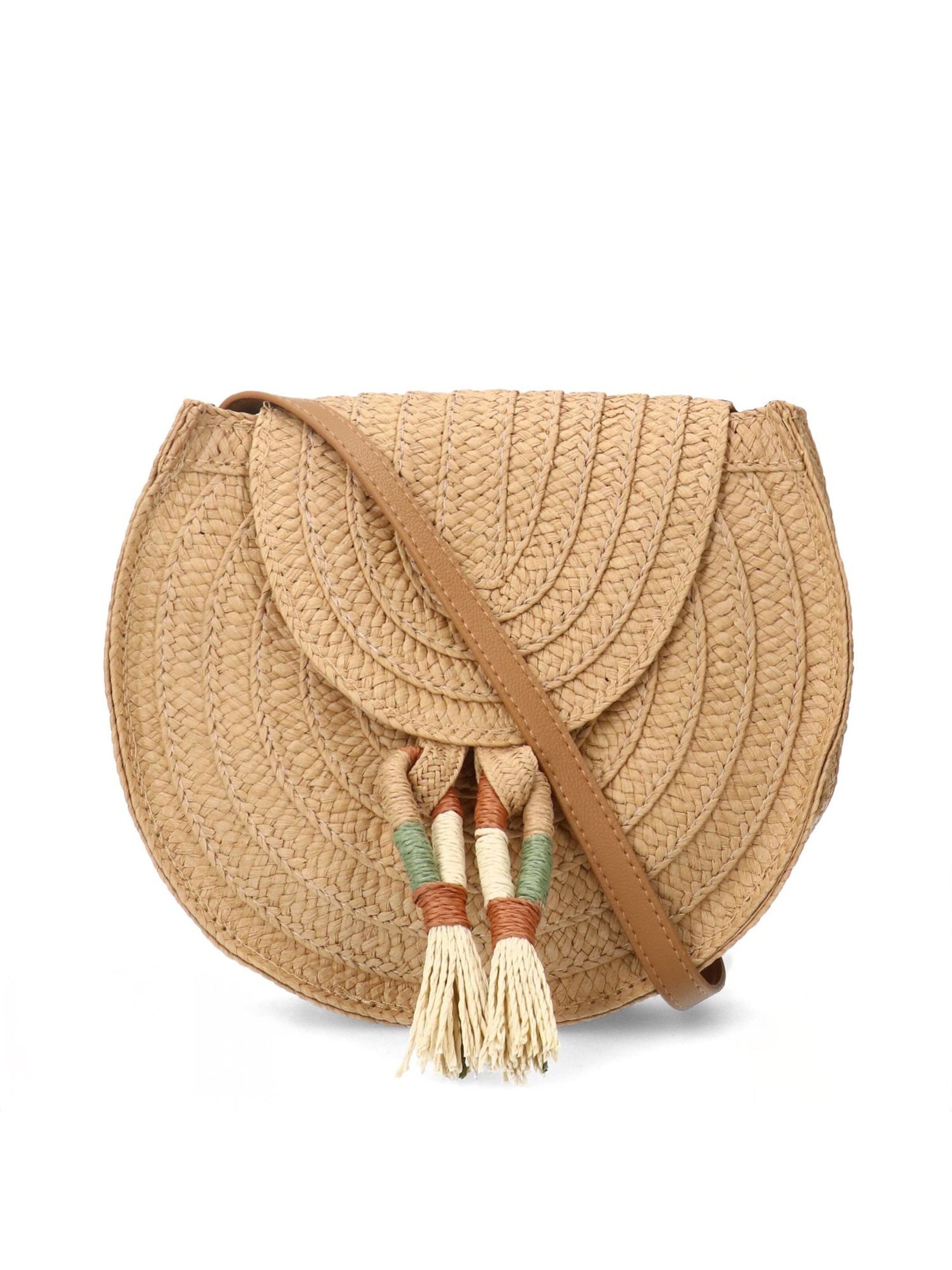 MANFIELD Umhängetasche in beige, Produktansicht