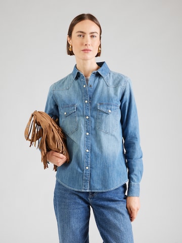 Pepe Jeans Bluse in Blau: Vorderseite