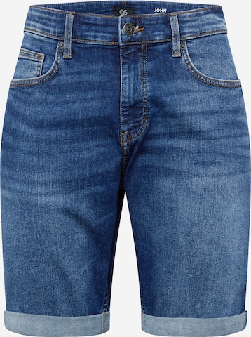 QS Regular Jeans in Blue: front