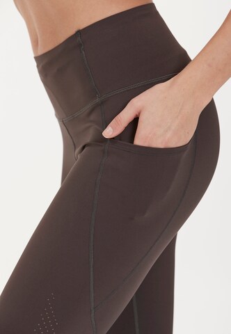 ENDURANCE Regular Workout Pants 'Tather' in Brown