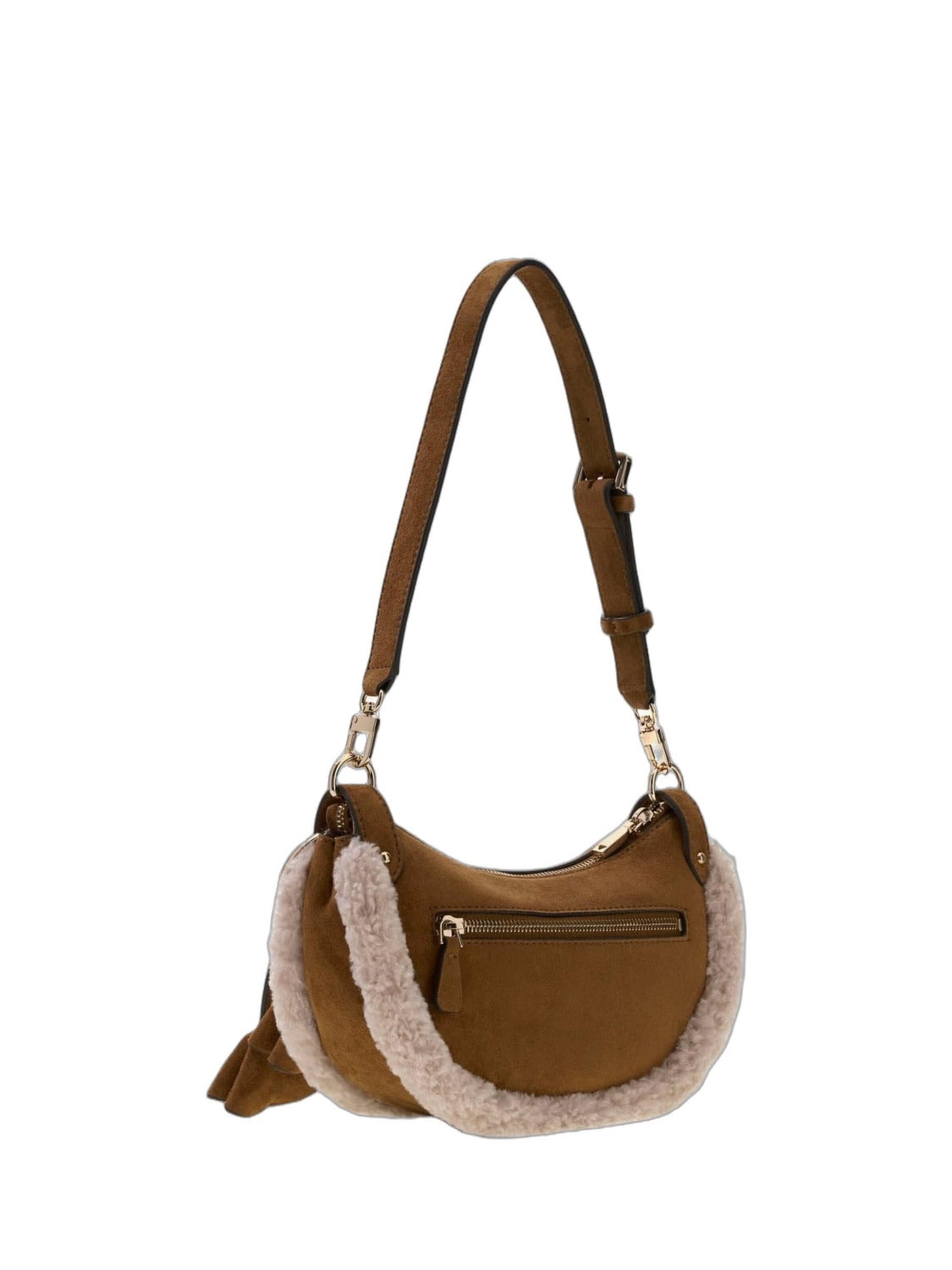 GUESS Taška cez rameno 'Guess Sac Bandoulière Katie Cognac' - Hnedá