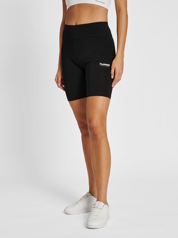 Hummel Skinny Workout Pants 'Cameron' in Black: front