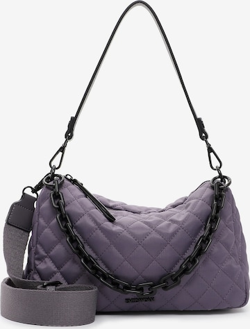 Emily & Noah Shoulder Bag 'Nikita' in Purple: front