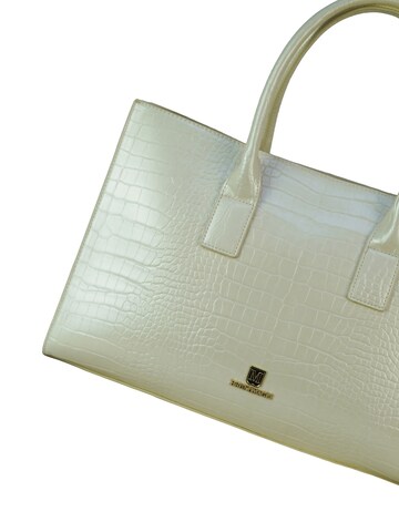 Shopper 'Borsa Shopper Elena Bruno Magli Eco-Pelle Coccodrillo Zip' di Bruno Magli in bianco