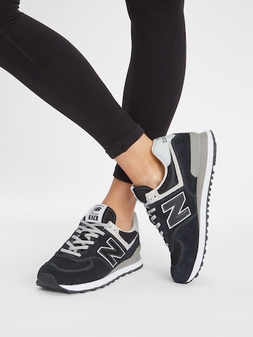 new balance Tenisky '574' – černá: přední strana