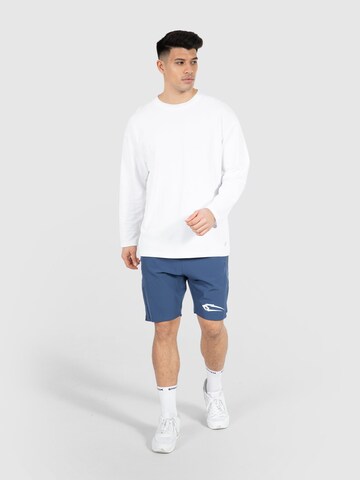 Regular Pantalon de sport Smilodox en bleu