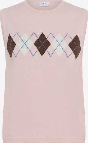 Gilet SAINT TROPEZ en rose : devant