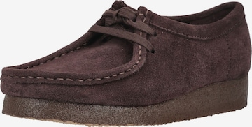 Scarpa stringata di CLARKS in marrone: frontale