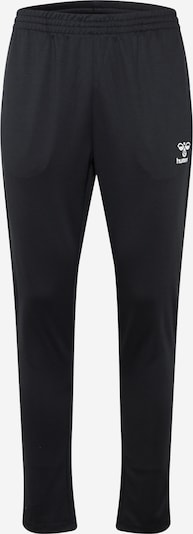 Hummel Pantalon de sport 'ESSENTIAL' en noir / blanc, Vue avec produit