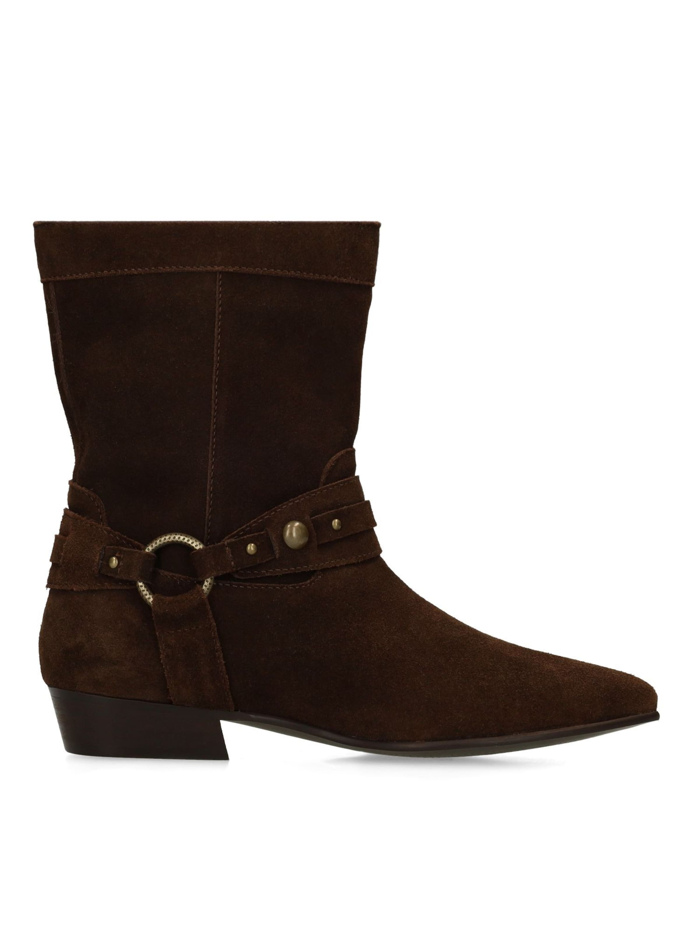 MANFIELD Stiefelette in Braun