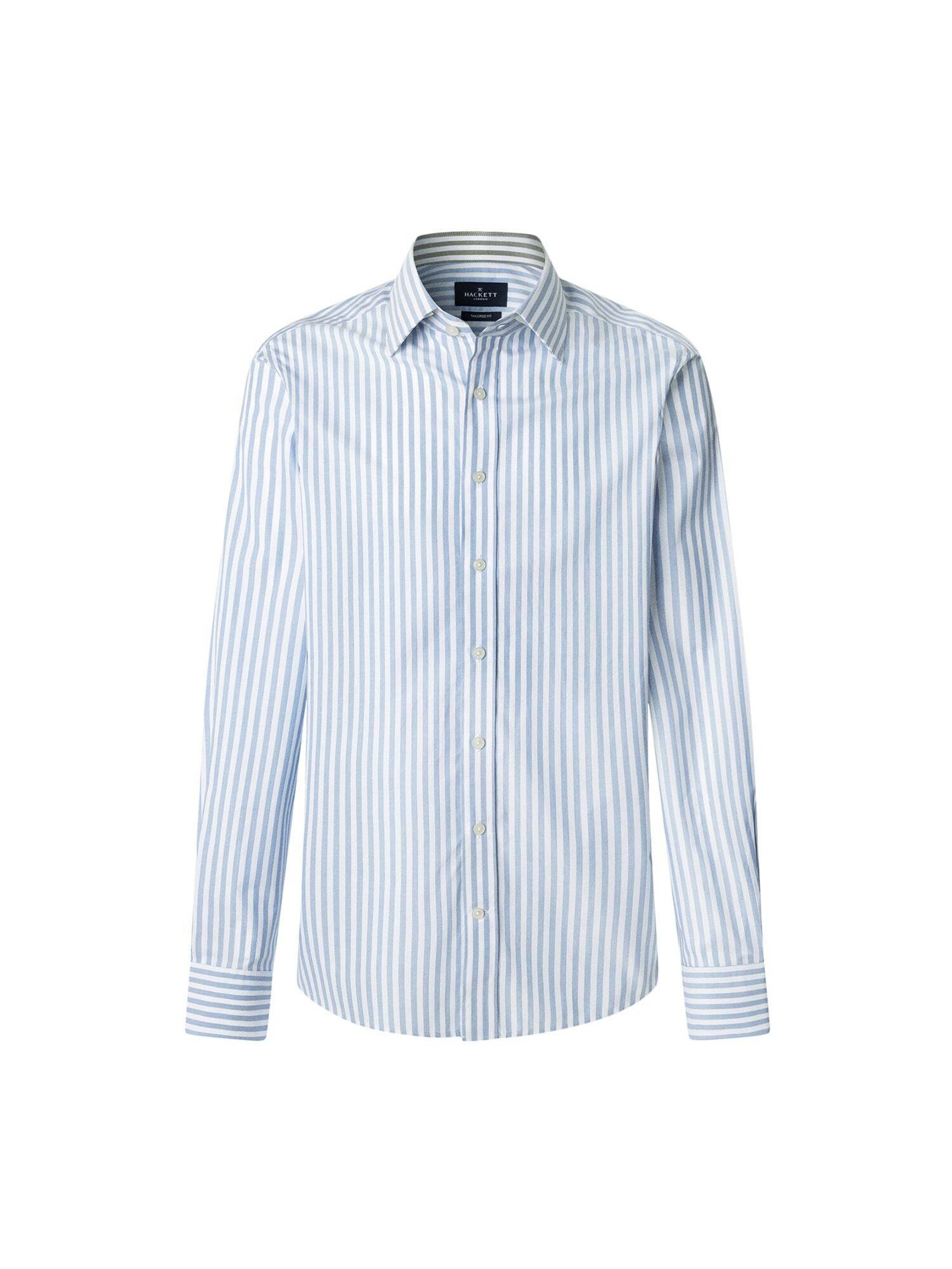 Hackett London Chemise en bleu clair / blanc, Vue avec produit
