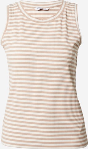 ZABAIONE Top 'Bianca' in Beige: voorkant