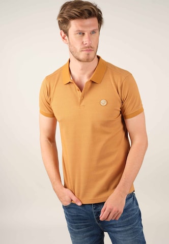 T-Shirt 'Baky' Deeluxe en marron : devant