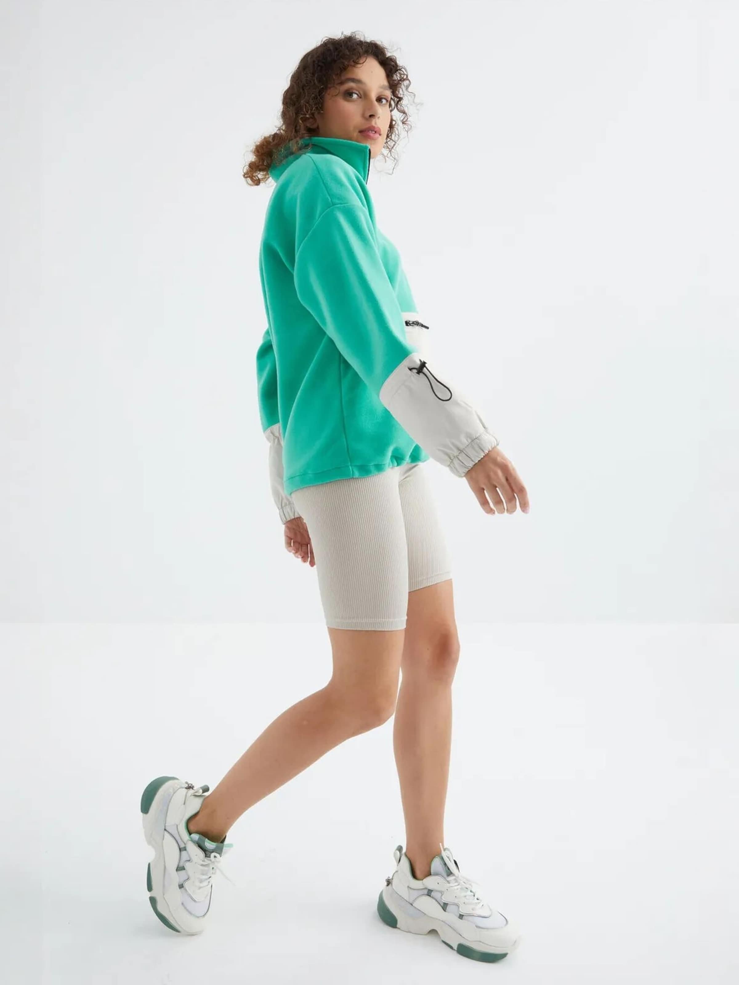 Giacca di pile di Tommy Life in verde