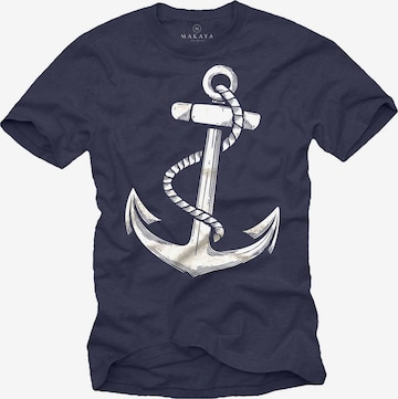 MAKAYA Shirt in Blue: front