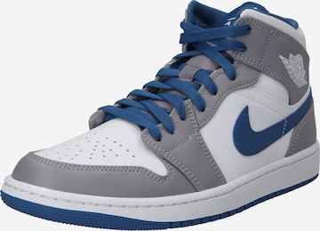 Jordan Sneakers hoog 'AIR JORDAN 1 MID' in Grijs: voorkant