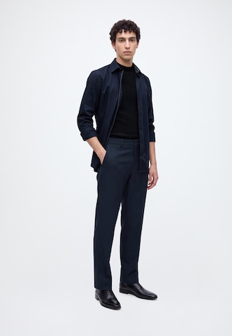 OLYMP Super Slim Fit Button Up Shirt in Blue