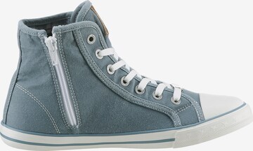 MUSTANG Sneakers hoog in Blauw