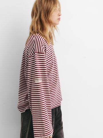 Pull&Bear Shirt 'PACIFIC' in Red