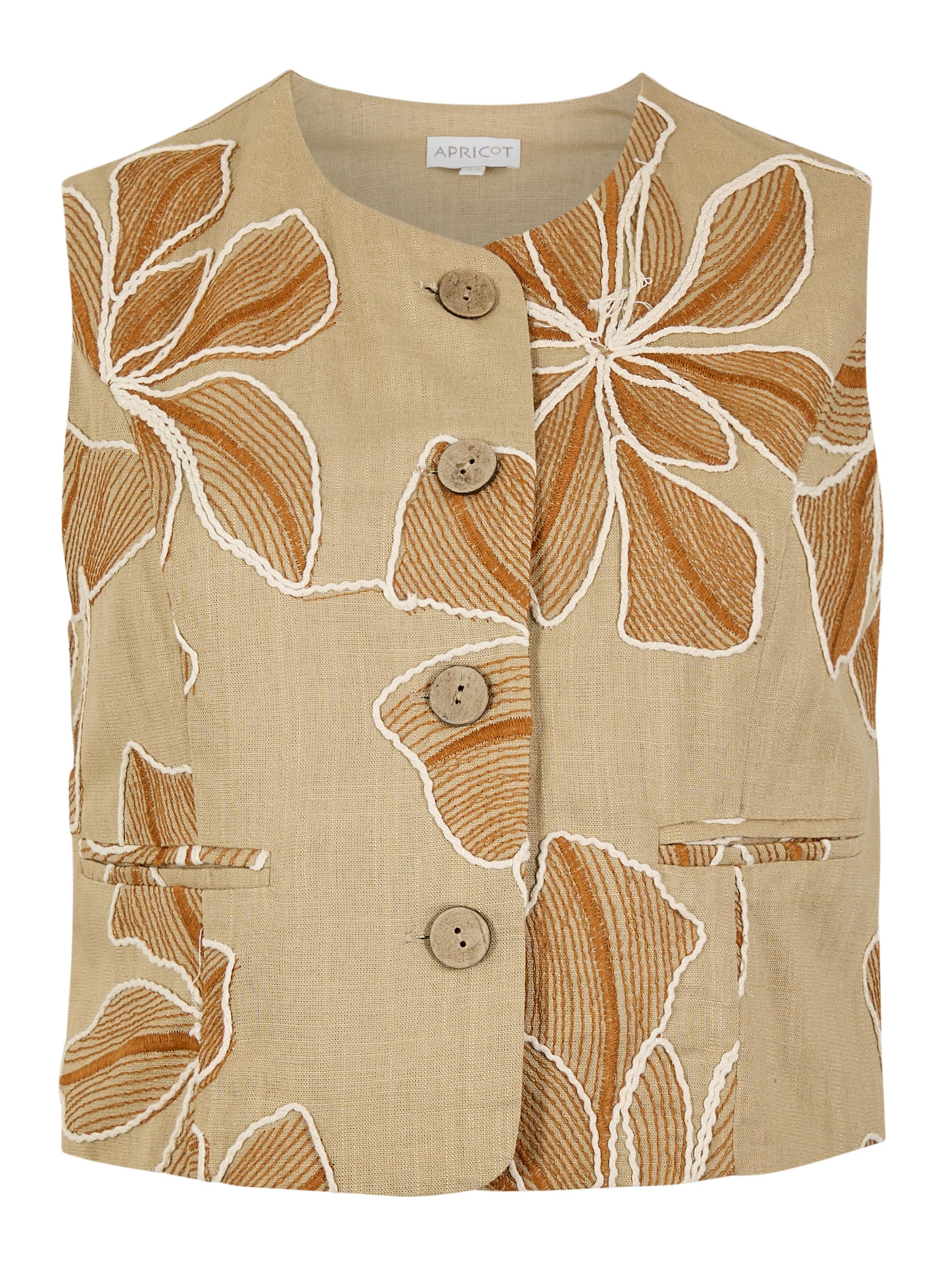 Apricot Klederdrachtjas in Beige: voorkant