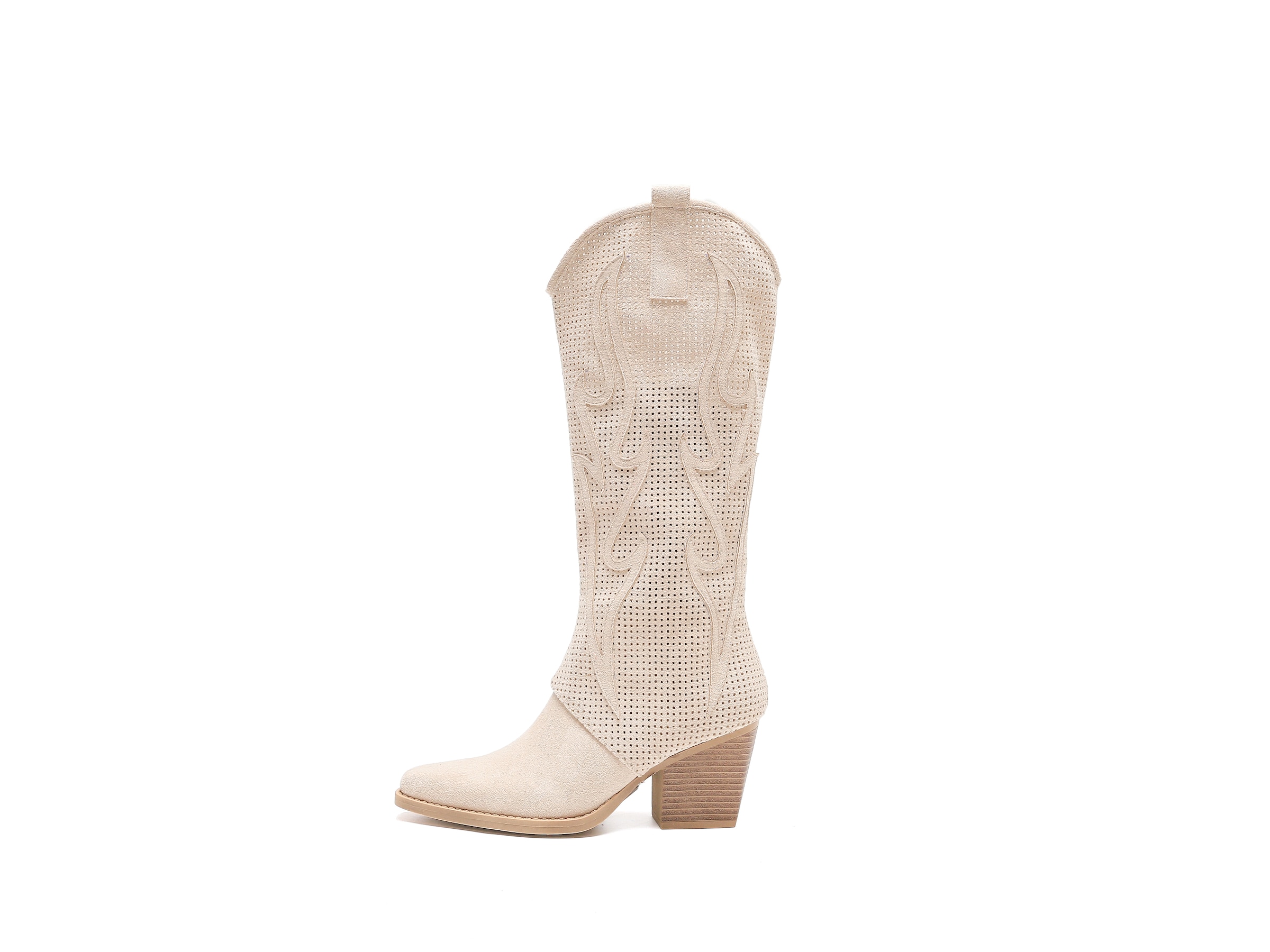 Salinyang Cowboy boot in Beige