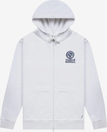FRANKLIN & MARSHALL Between-Season Jacket in White: front
