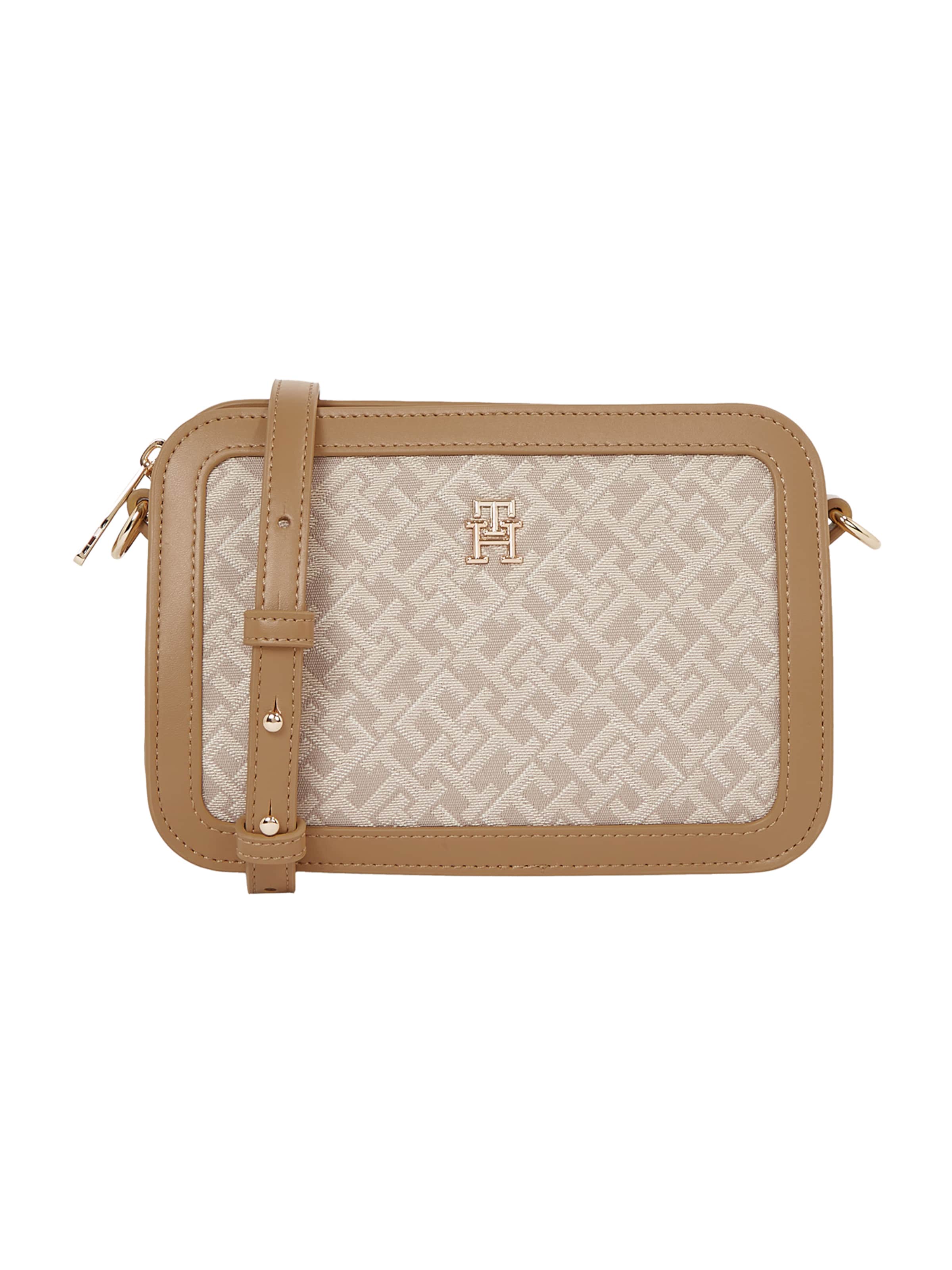 TOMMY HILFIGER Crossbody bag in Brown: front