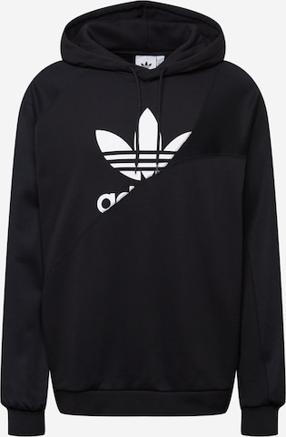 ADIDAS ORIGINALS Sweatshirt 'Adicolor French Terry Interlock' in Schwarz: predná strana