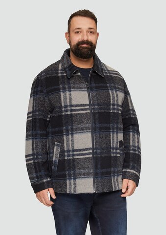 s.Oliver Men Big Sizes Jacke in Schwarz: Vorderseite