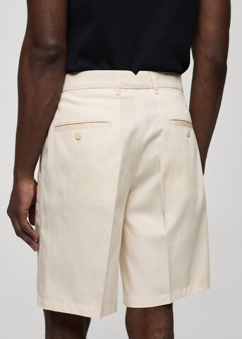 MANGO MAN Regular Pantalon 'Piuma' in Beige