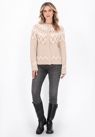 DreiMaster Vintage Knit cardigan 'Vintage' in Beige