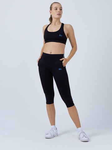 SPORTKIND Skinny Leggings '3/4-Leggings' in Zwart