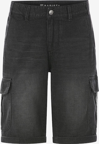 BABISTA Regular Cargojeans 'Quiretta' in Zwart: voorkant