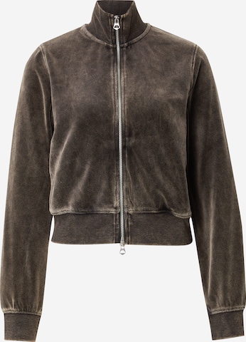 Veste de survêtement WEEKDAY en noir : devant