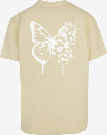 Merchcode Shirt 'Flowers Bloom' in Geel