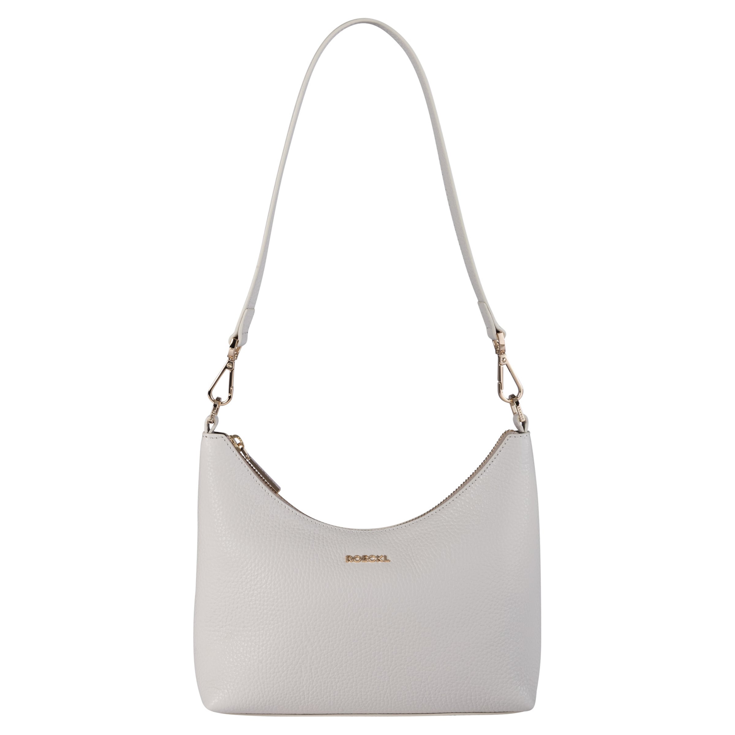 Borsa a spalla di Roeckl in beige: frontale