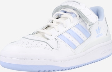 Baskets basses 'Forum Low' ADIDAS ORIGINALS en blanc : devant