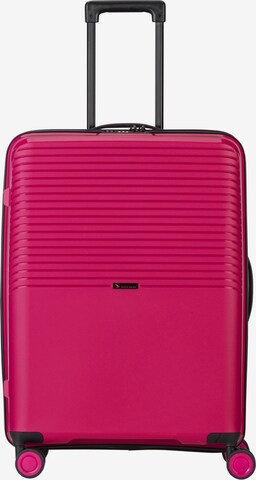 Pack Easy Trolley 'Jet' in Roze: voorkant