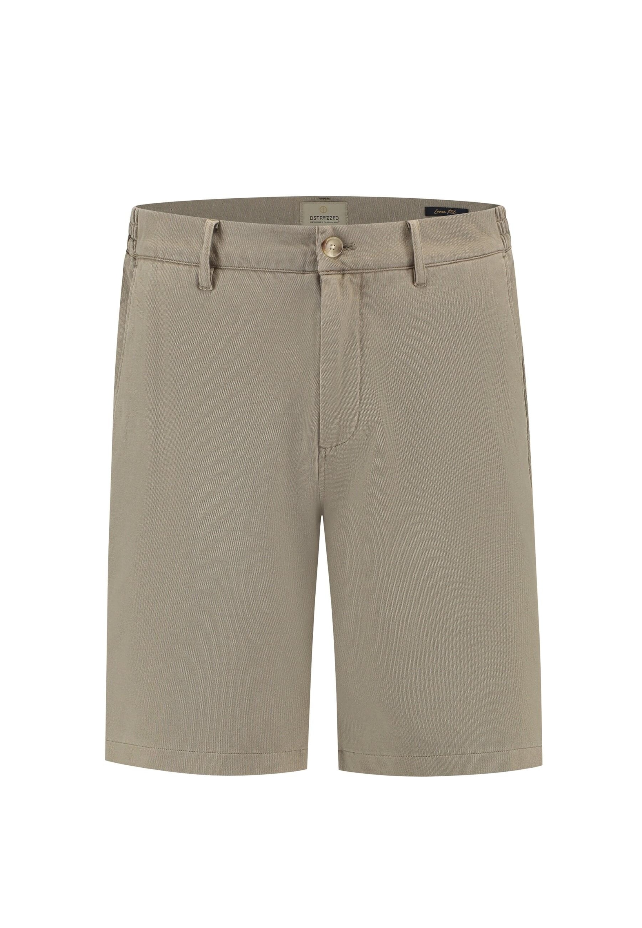 Dstrezzed Normální Kalhoty 'Logan' – šedá: přední strana