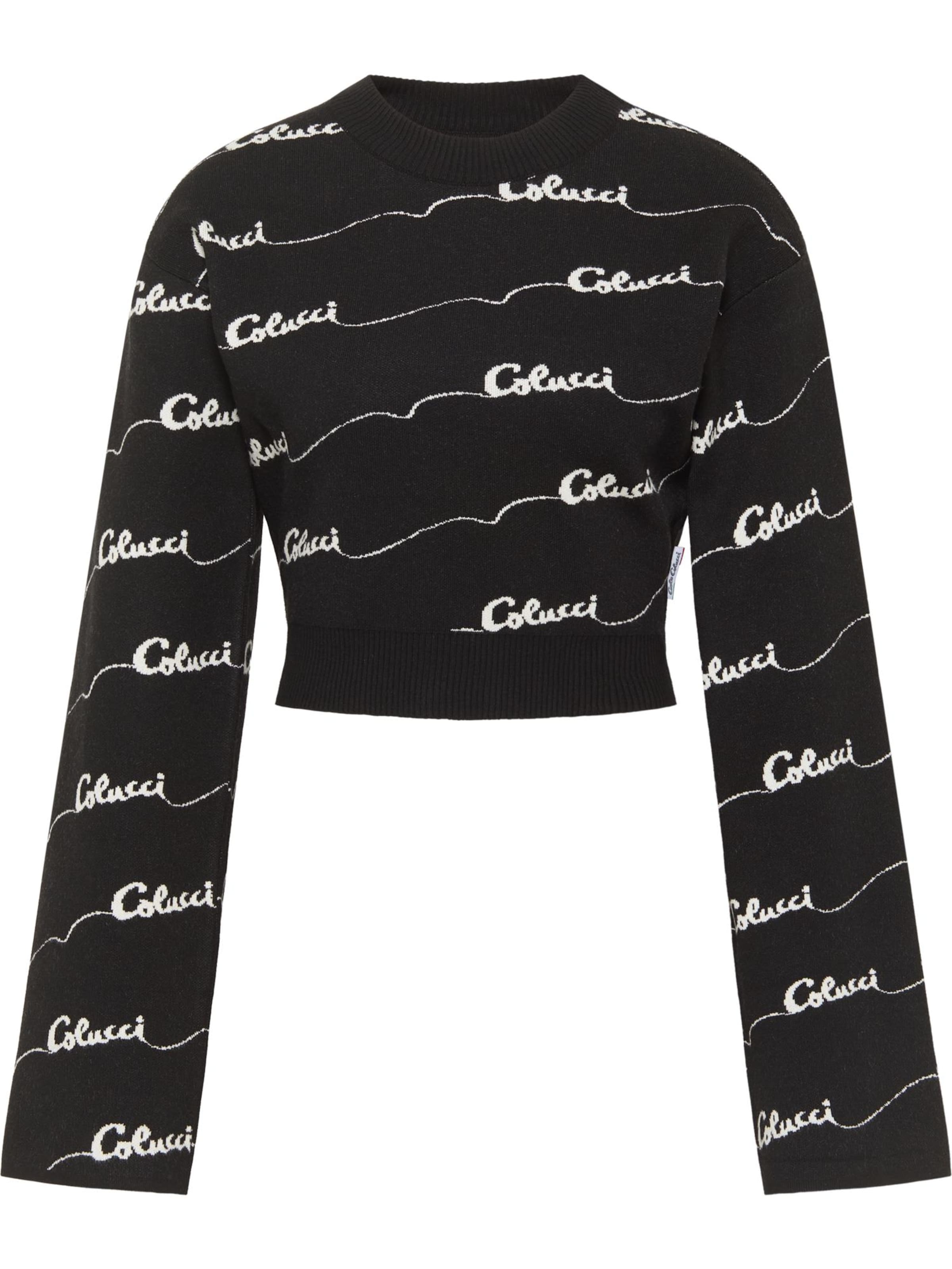 Carlo Colucci Trui in Zwart: voorkant