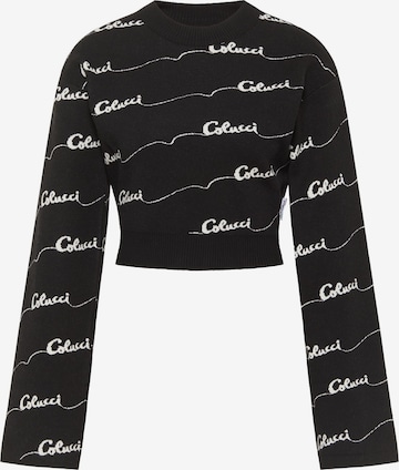 Carlo Colucci Pullover in Schwarz: Vorderseite